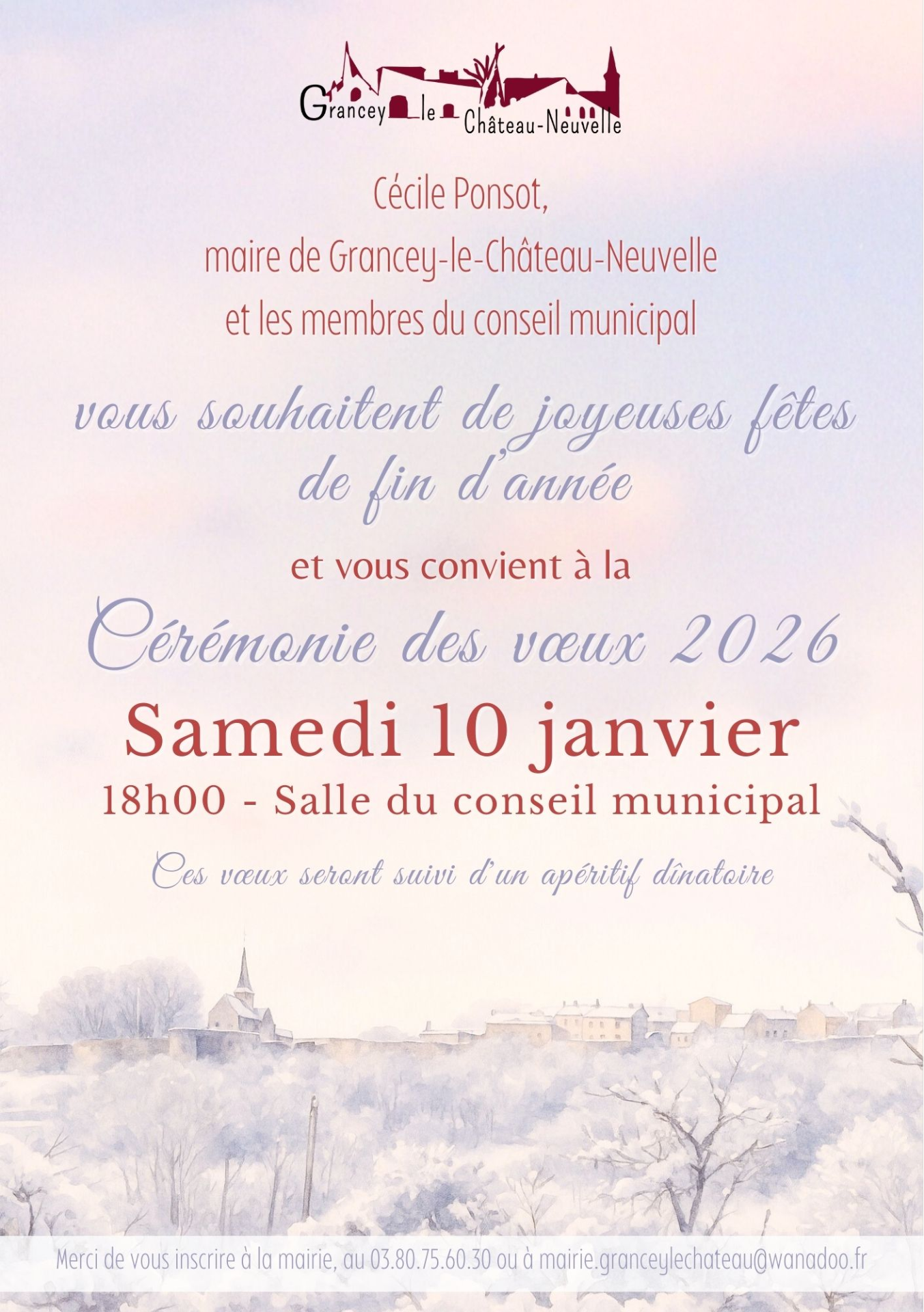 Cérémonie des voeux