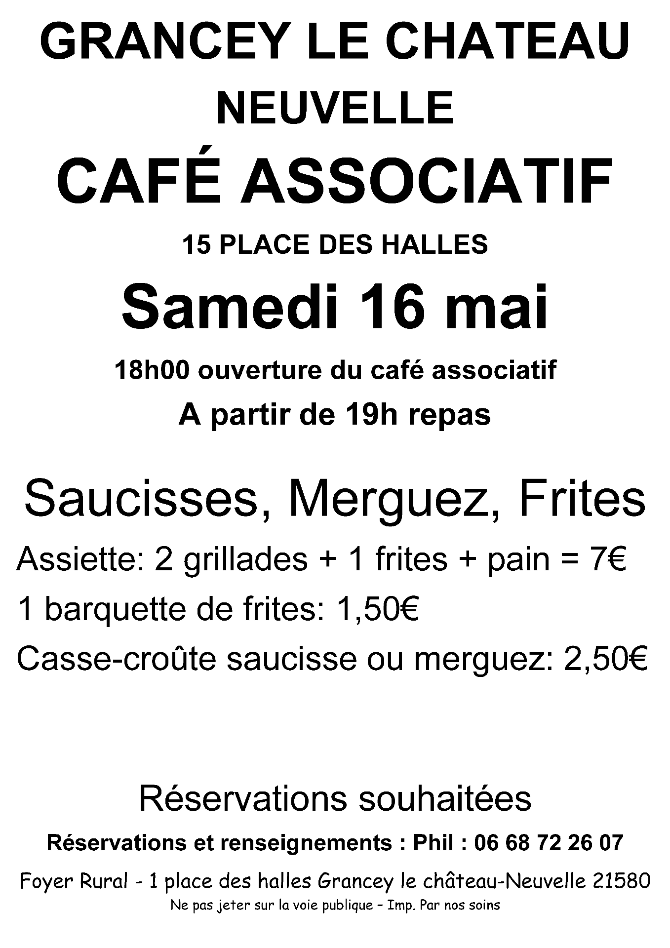 Soirée grillade