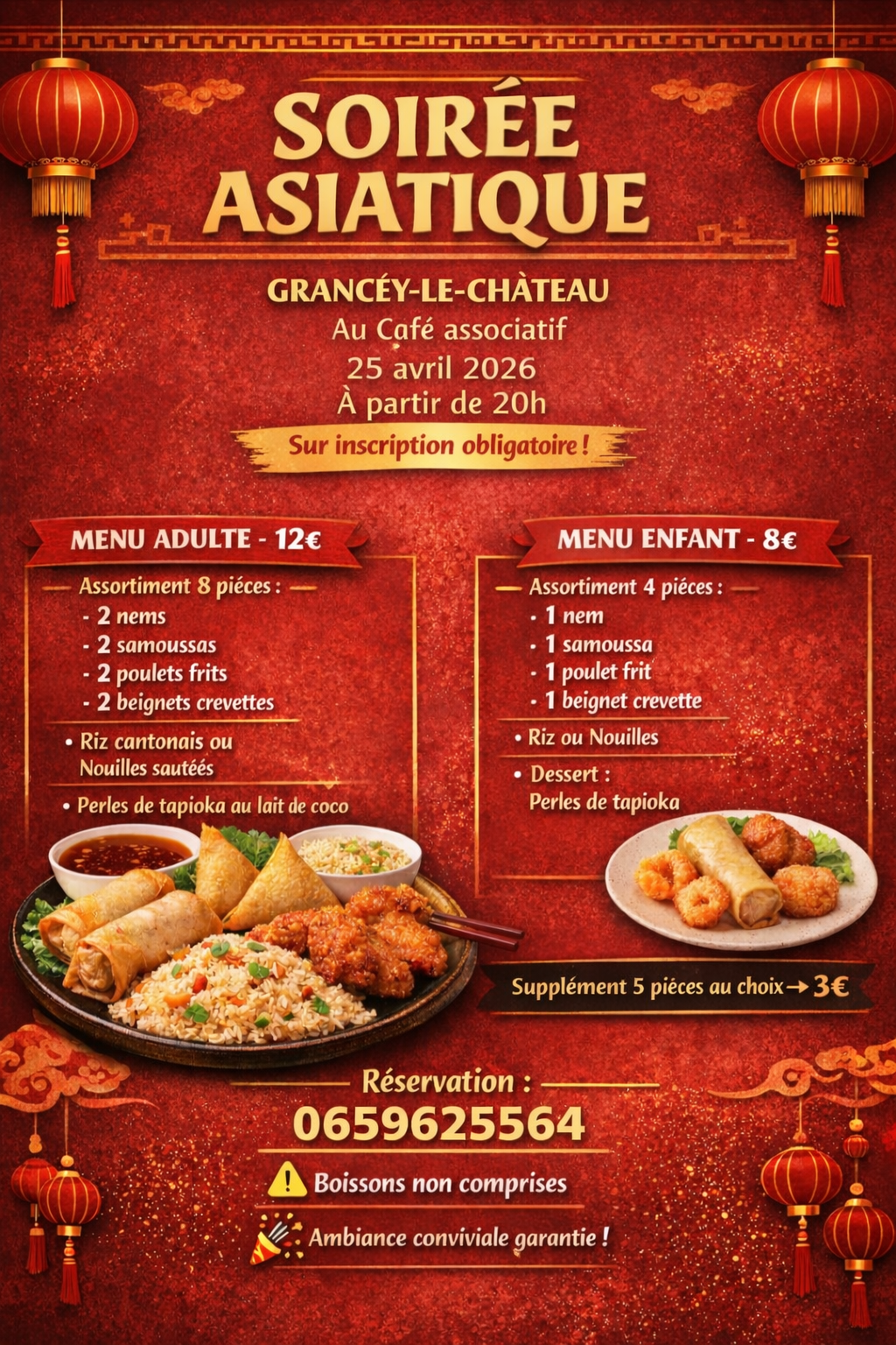 Soirée asiatique